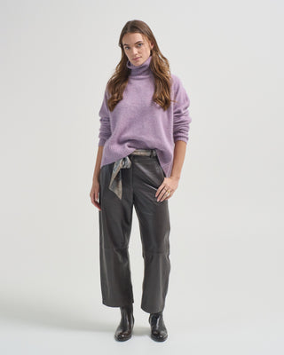 boxy turtleneck sweater