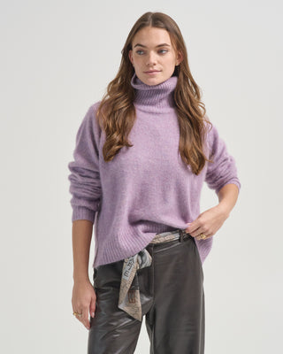 boxy turtleneck sweater