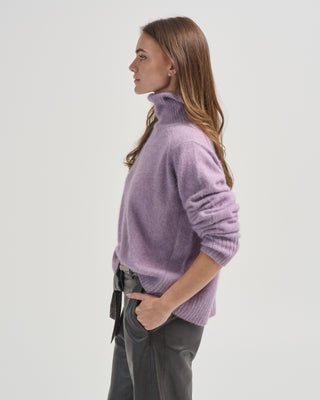 boxy turtleneck sweater