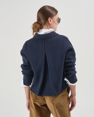 bradford double breasted crop sweater