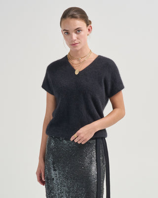brushed fox v shirt