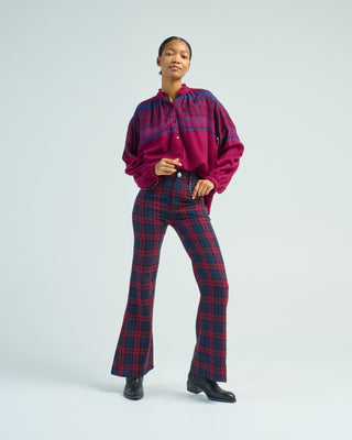 Alix Of Bohemia Bunny Berry Plaid Pant Pink Alix Of Bohemia Bunny Berry Plaid Pant Pink