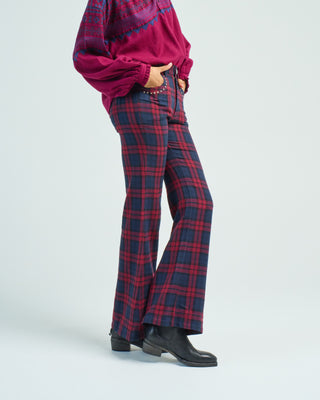 bunny berry plaid pant