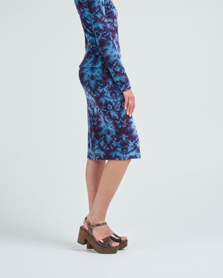 burnout velvet skirt