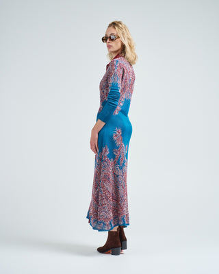 button front knit dress