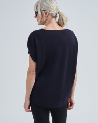 cap sleeve boatneck sweater