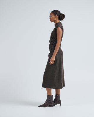 cap sleeve knitted dress
