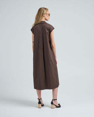 cap sleeve tie front dress