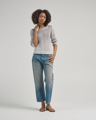 capri cotton crew sweater