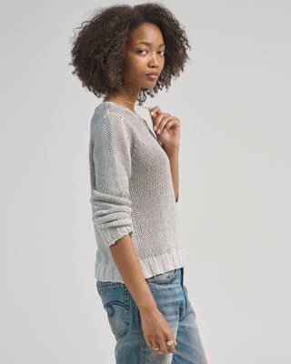 capri cotton crew sweater