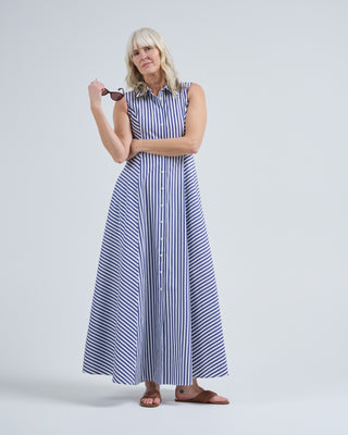 Evi Grintela Cara Long Sl Stripe Striped Poplin