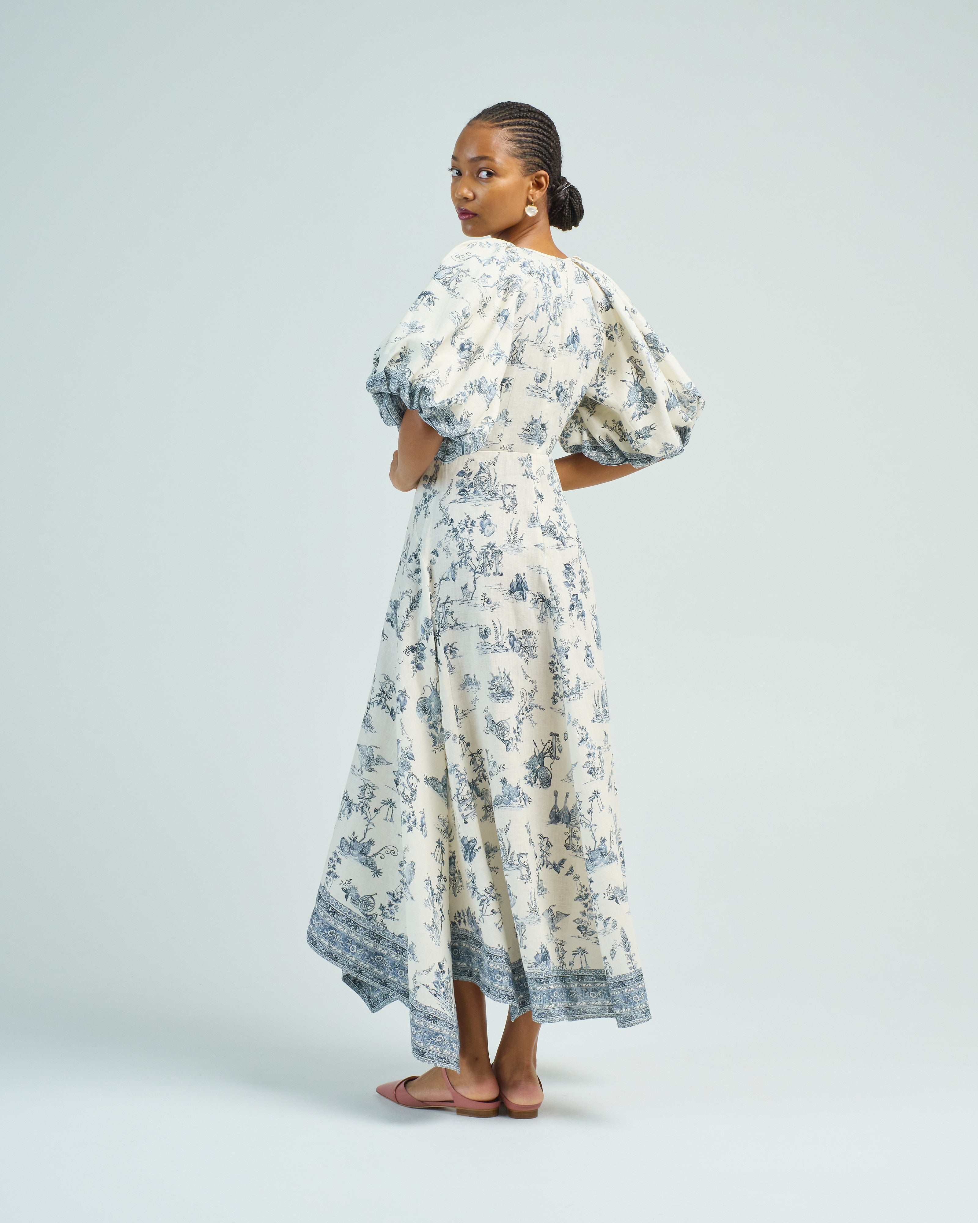 alemais court midi dress $595 Alemais Soleil Linen Midi Dress by Alemais