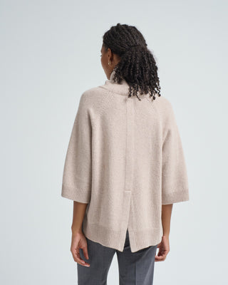 cashmere cape turtleneck