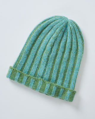 cashmere ribbed beanie