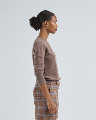 cashmere round neck sweater