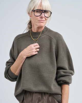 cashmere sweater crewneck oversized pullover