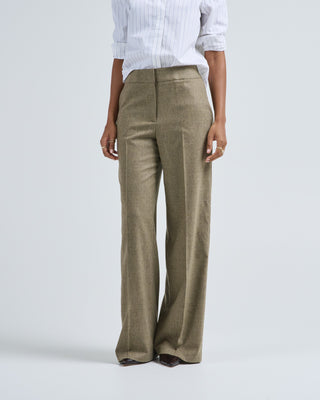 cashmere wool melange pant