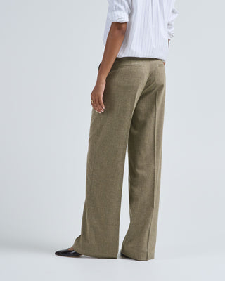 cashmere wool melange pant