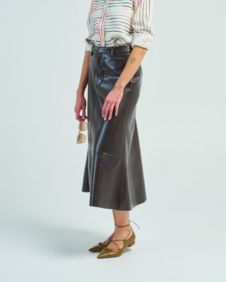 cassia leather skirt