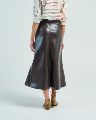 cassia leather skirt