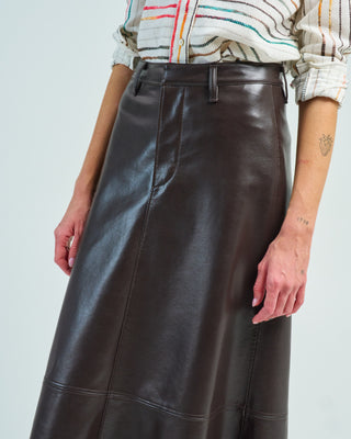 cassia leather skirt