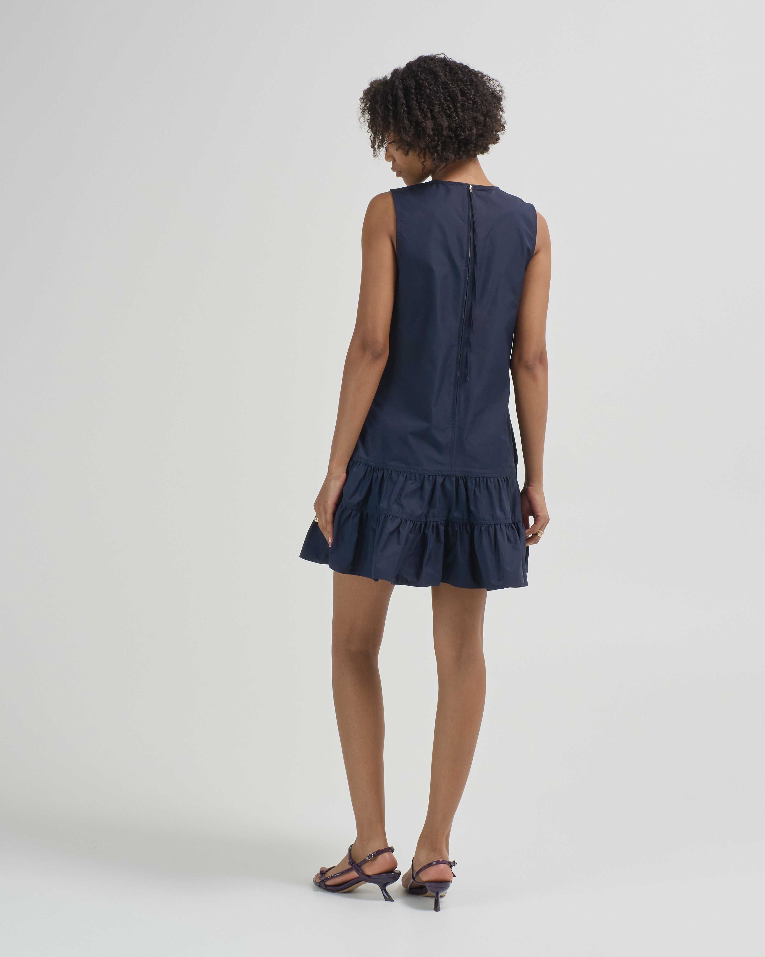 Ulla Johnson Cecily Sleeveless Mini Dress Midnight