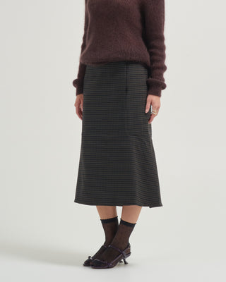 cedric suiting detached zipper skirt
