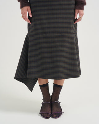 cedric suiting detached zipper skirt