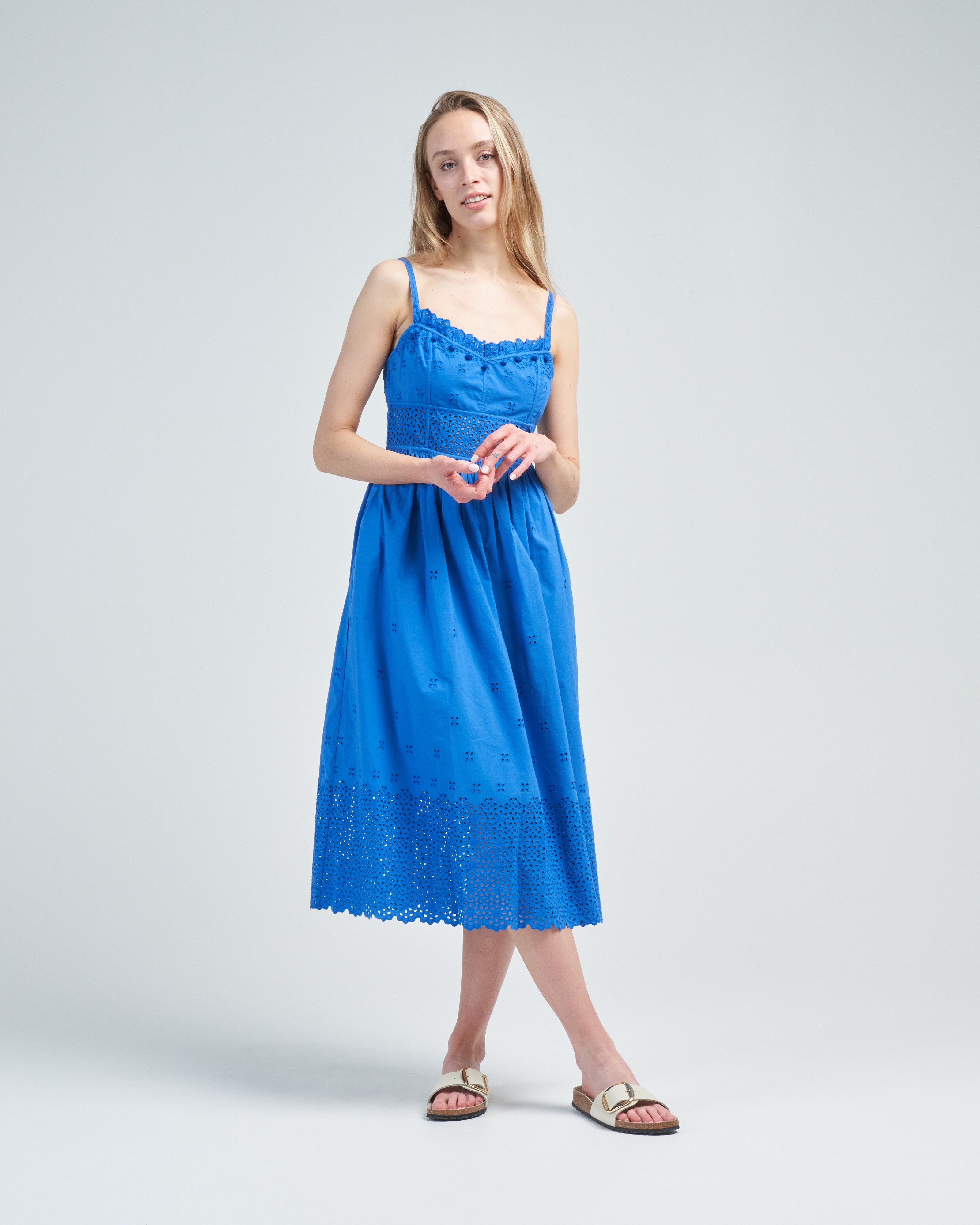 Ulla Johnson Celestia Dress Cobalt