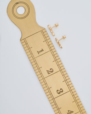 champagne diamond irregular earrings