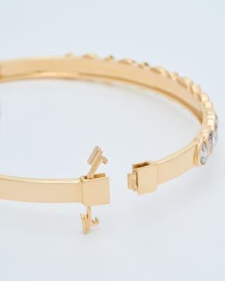 champagne diamonds bangle bracelet