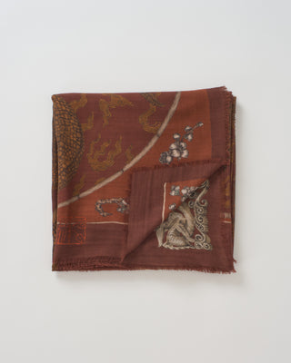 chasing the pearl cashmere large square scarf