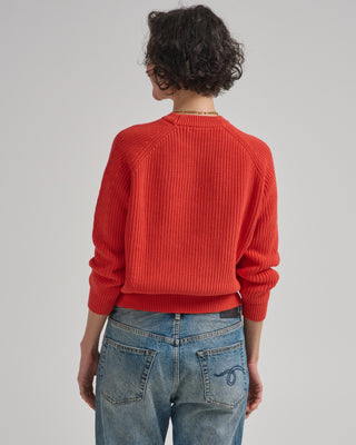 chelsea solid cotton sweater