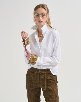 chloris emb shirt