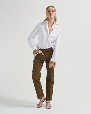 chloris emb shirt