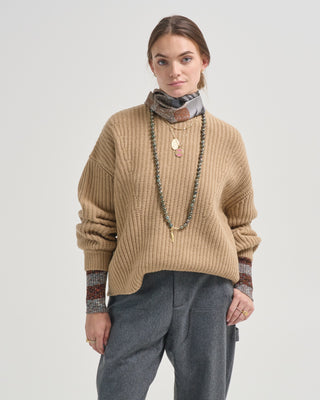 chunky poet sleeves sweater