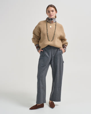 chunky poet sleeves sweater