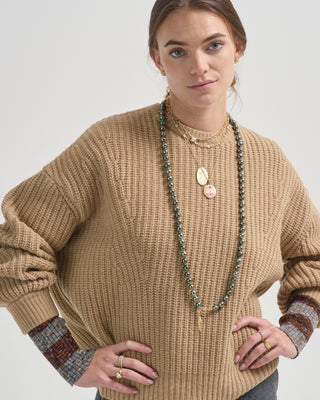chunky poet sleeves sweater