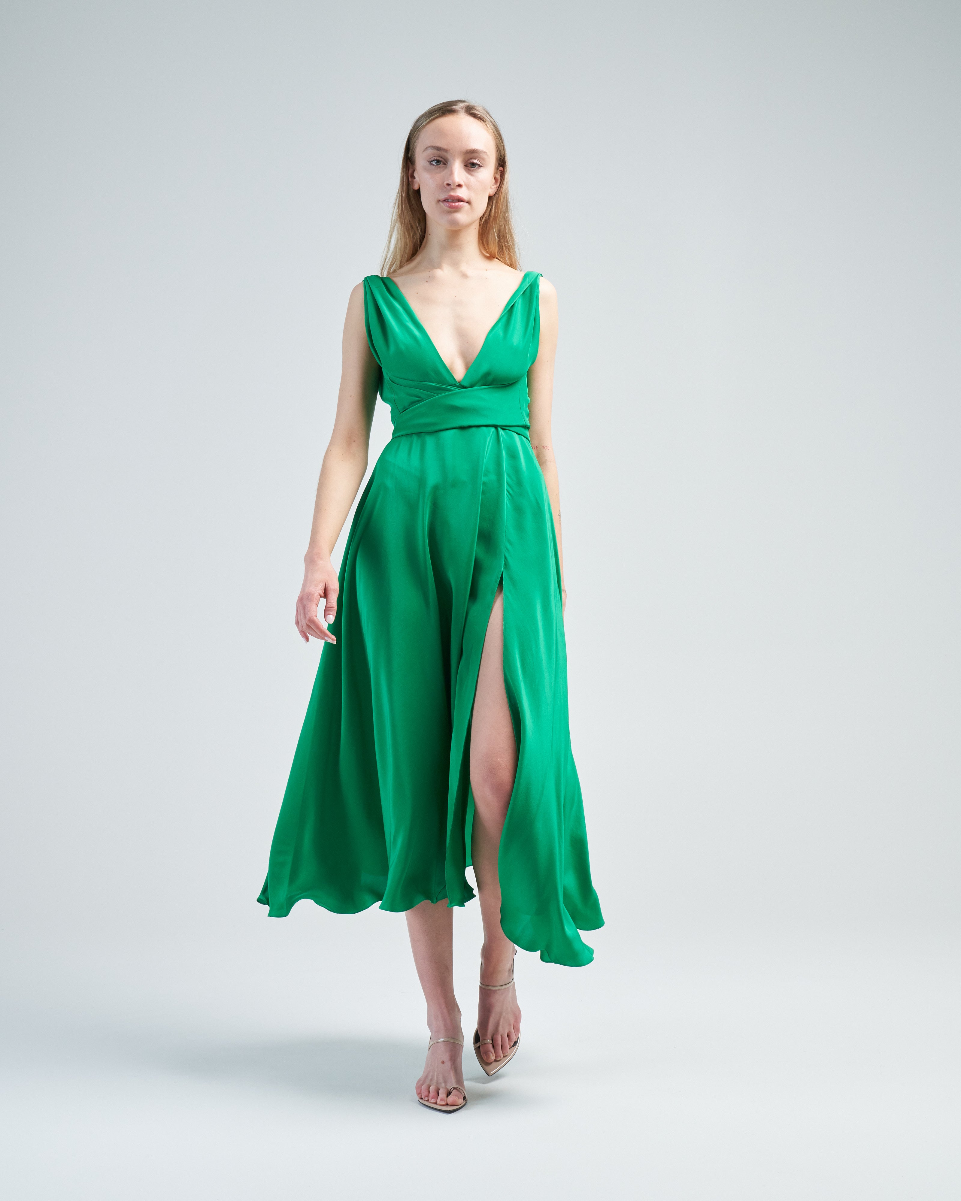 azeeza green dress Azeeza Elyssa Mini Dress