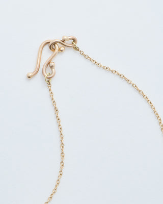citrine tapiz bead and pearl necklace