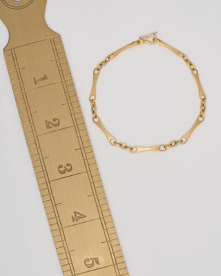 city bar link small bracelet