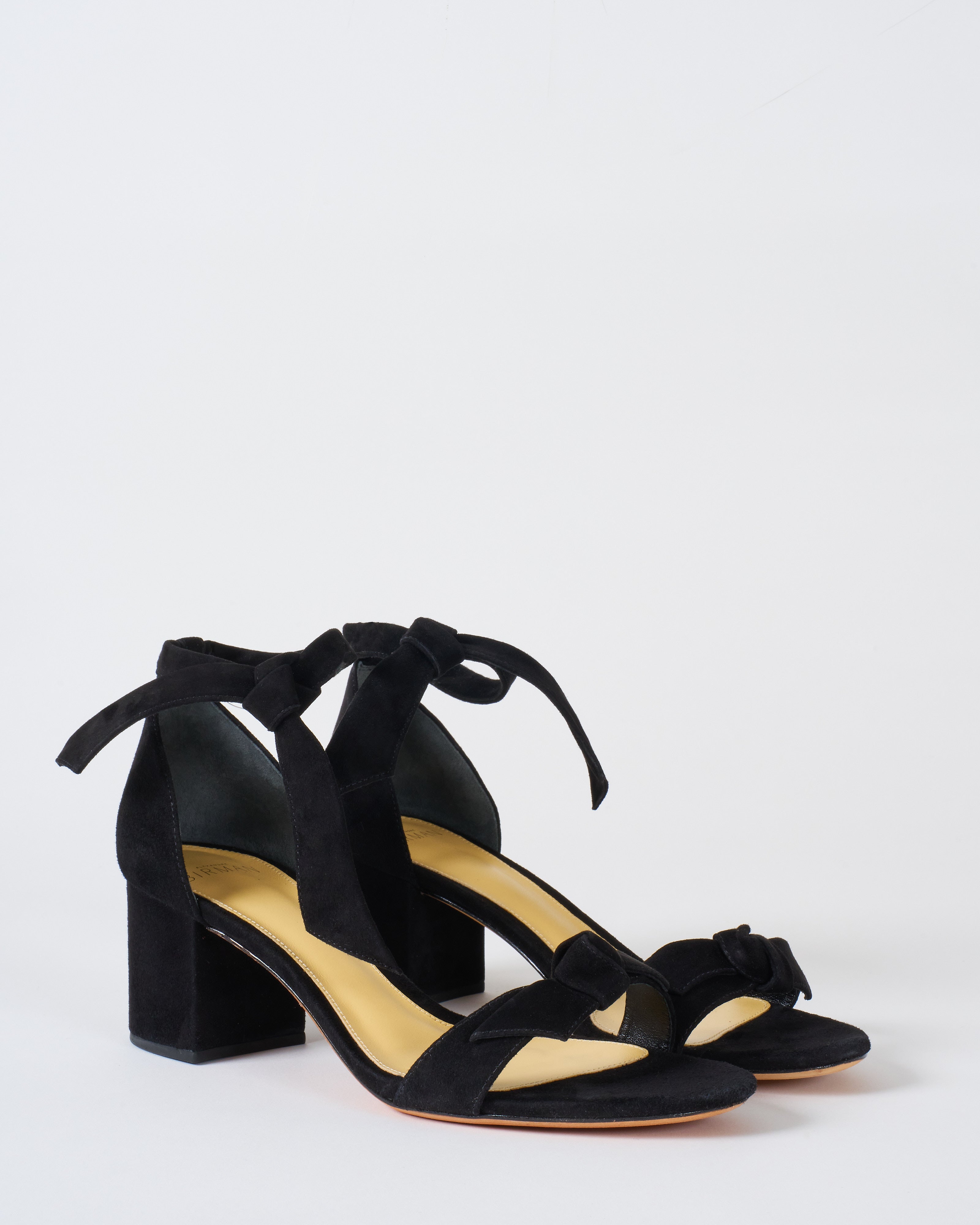 Alexandre Birman Clarita Block 60 Black Suede - Main Image