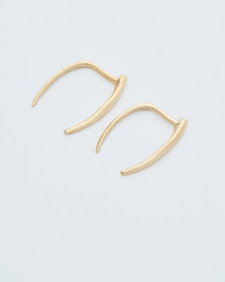 classic infinite tusk earrings
