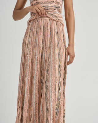 clio knit midi skirt