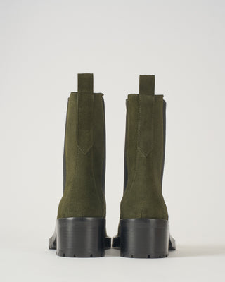 cole low boot lug sole staked heel