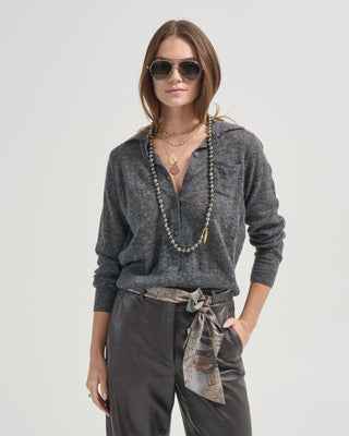 collared cardigan