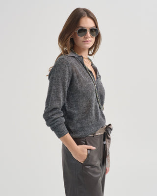 collared cardigan