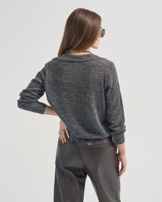 collared cardigan