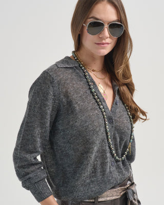 collared cardigan