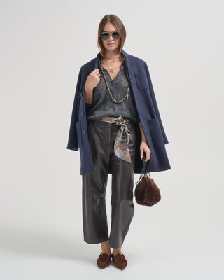 collared cardigan